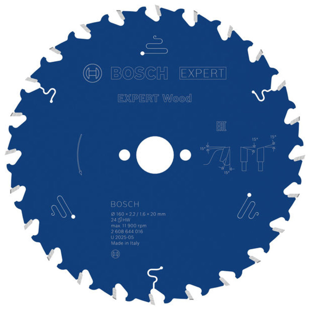EXPERT Wood Kreissägeblatt, 160x2,2/1,6x20 mm, Z24