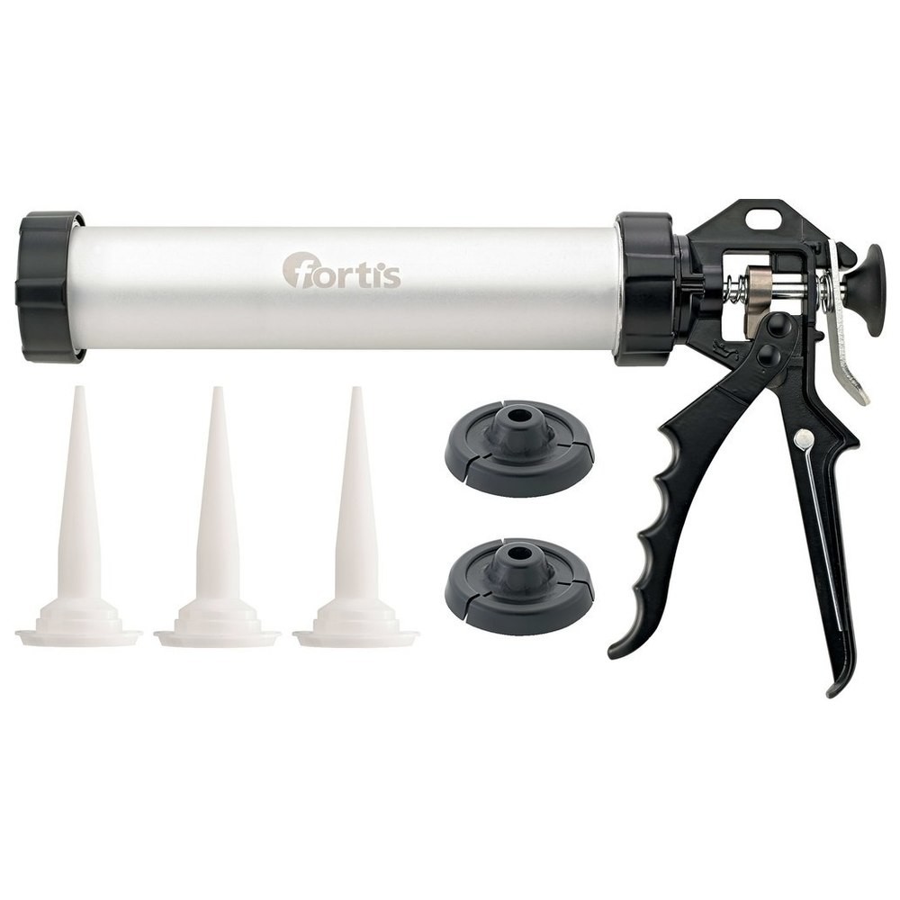 Kartuschenpistole Profi mit 3Spitzen 600ml FORTIS