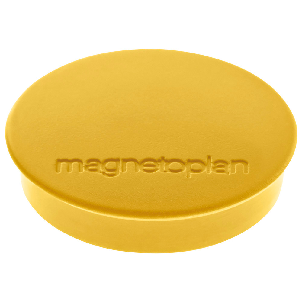 Magnet D30 mm VE10 Haftkraft 700 g gelb