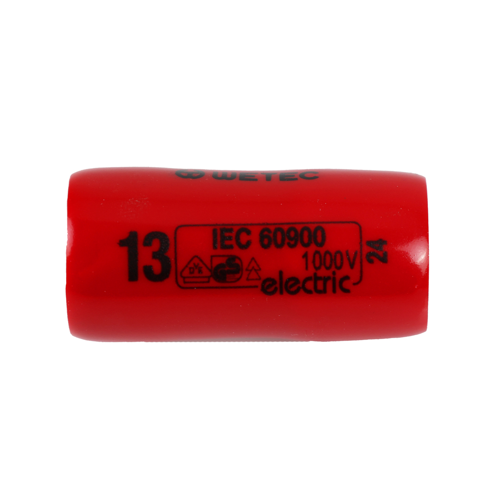 WETEC Sechskant-Steckschlüssel-Einsatz, 3/8", Größe 13 mm, 1000 V/VDE/GS, Bild 2