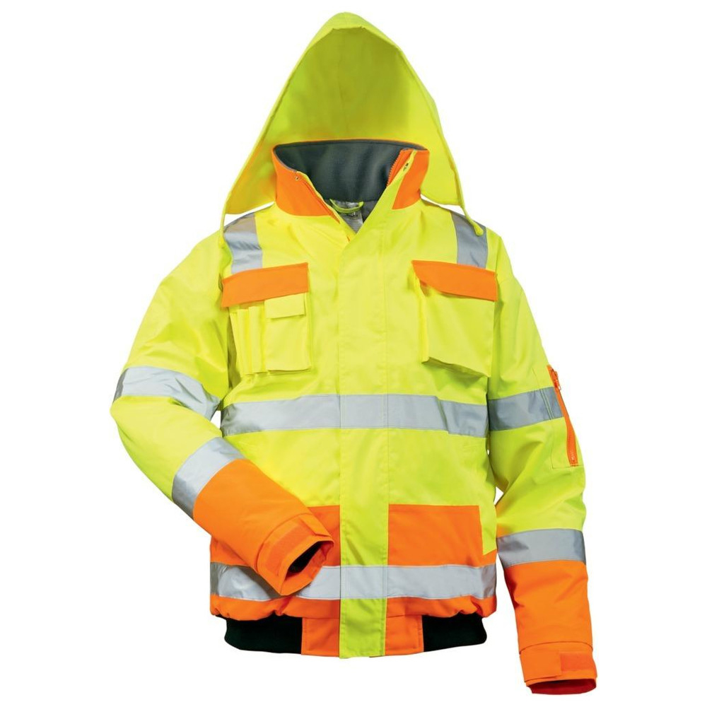 Warnpilotenjacke Mats, Gr. 2XL, gelb/orange