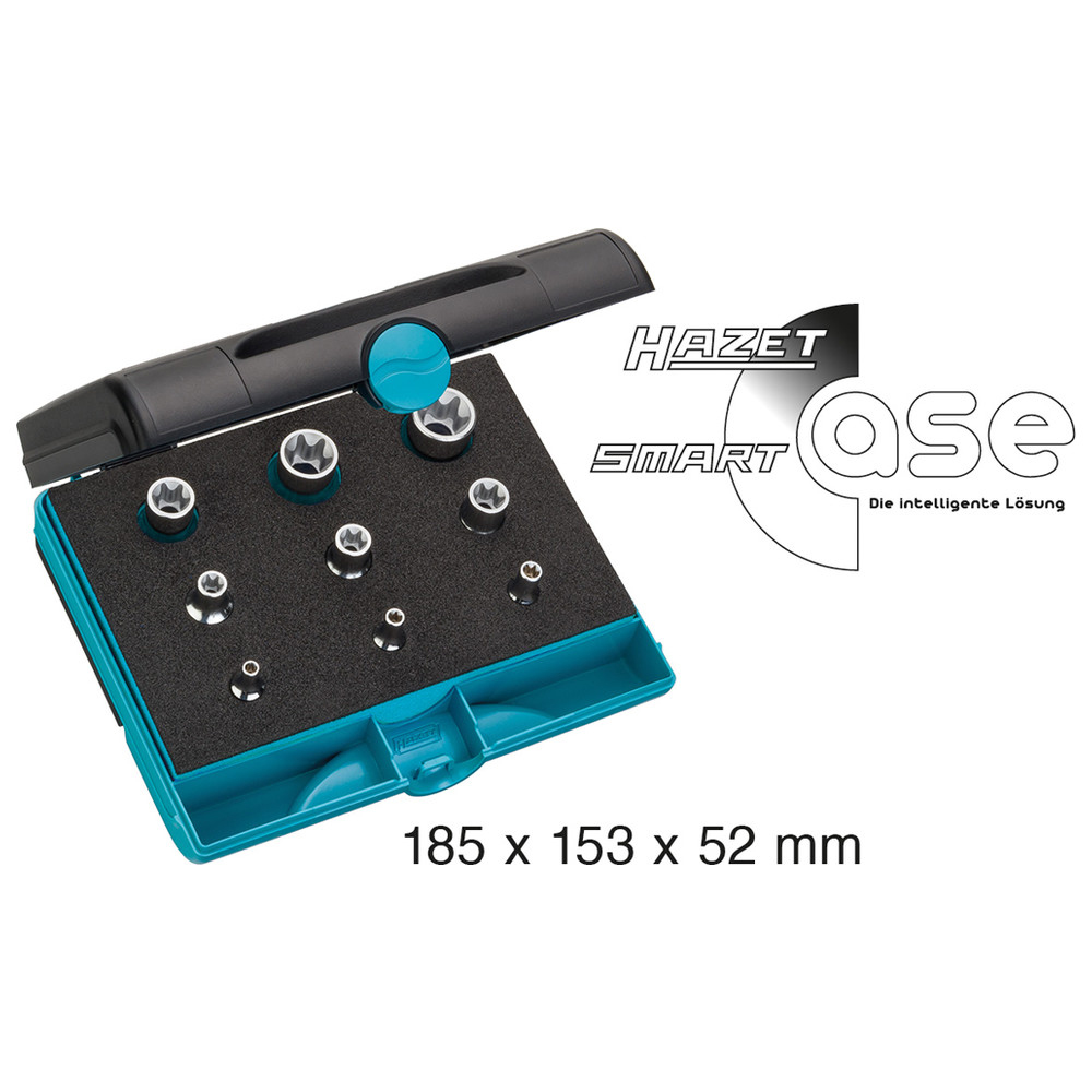 Werkzeug-Satz TORX 1557/9 - Vierkant hohl 6,3 mm (1/4 Zoll), Vierkant hohl 10