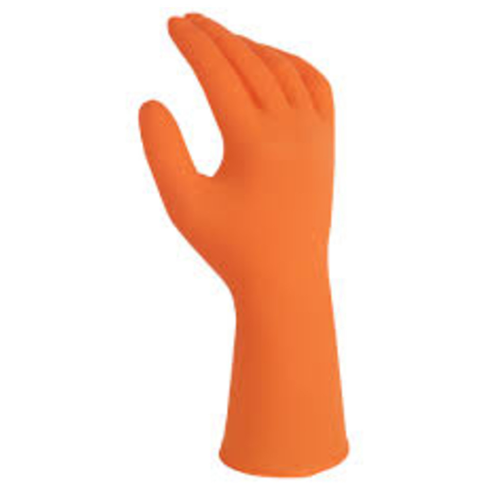 Handschuh SHIELDskin Xtreme Orange Nitril 300 DI, Größe XS/6