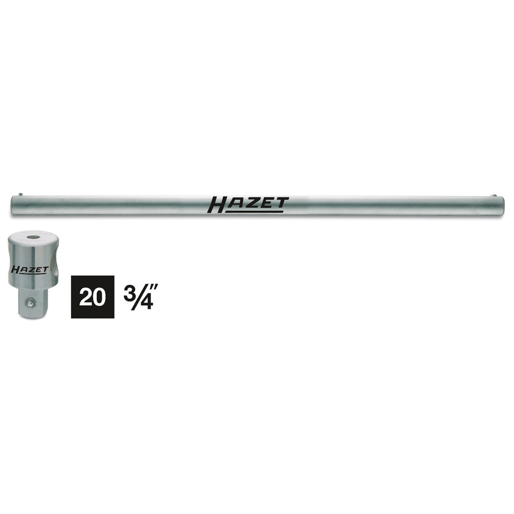 Schiebestück mit Drehstange 1015/2 - Vierkant massiv 20 mm (3/4 Zoll) - Gesamtl