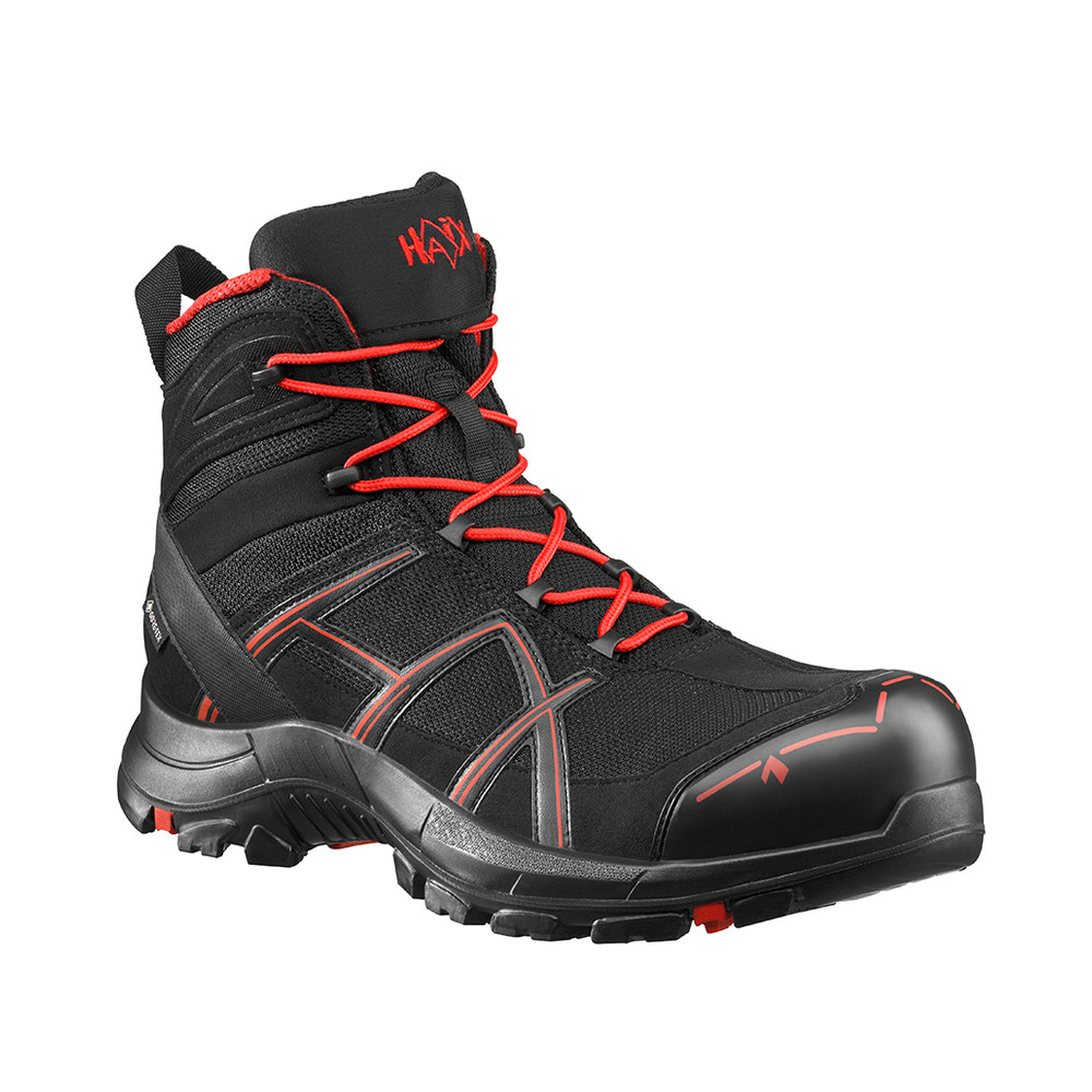 Sicherheitsschuh BLACK EAGLE Safety 40.1 mid/black-red, Größe UK: 3.0/EU 35