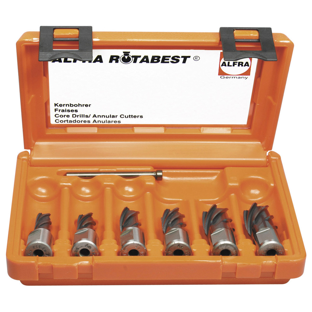 Kernbohrer-Set im Koffer 6-teilig/25 mm