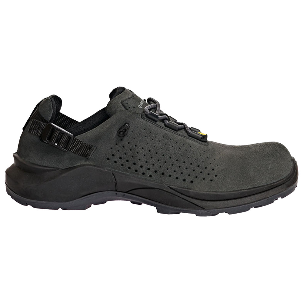 Abeba Sandale Trax Automotive, 38, Veloursleder, grau