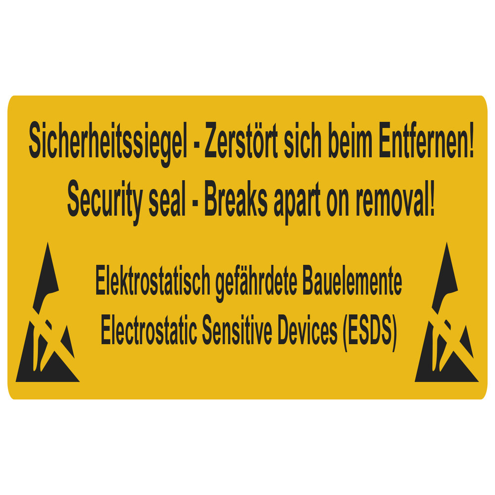Siegel-Klebeband mit Reißeffekt, ESD
