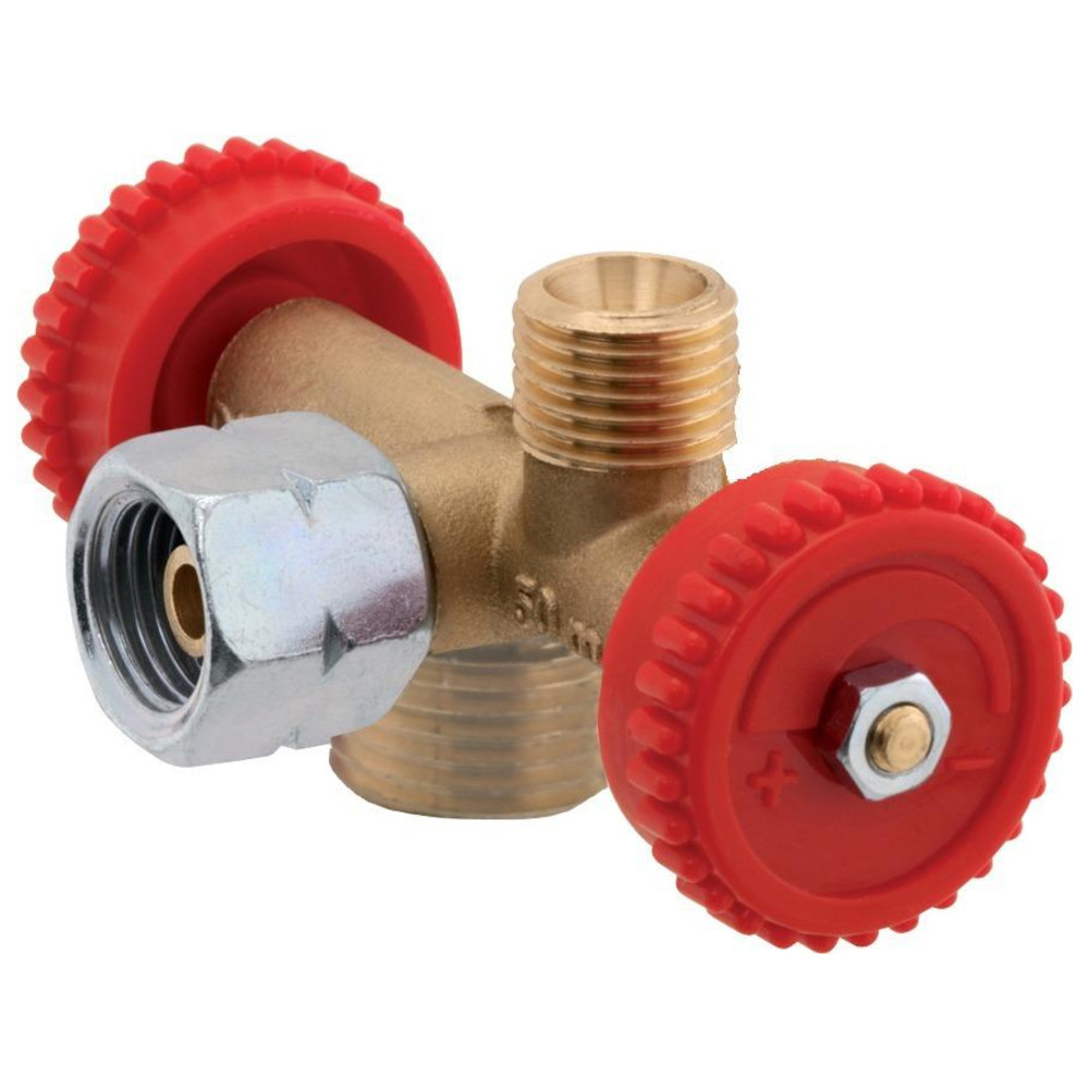 Doppelabzweigventil 09-706 R1/4" links