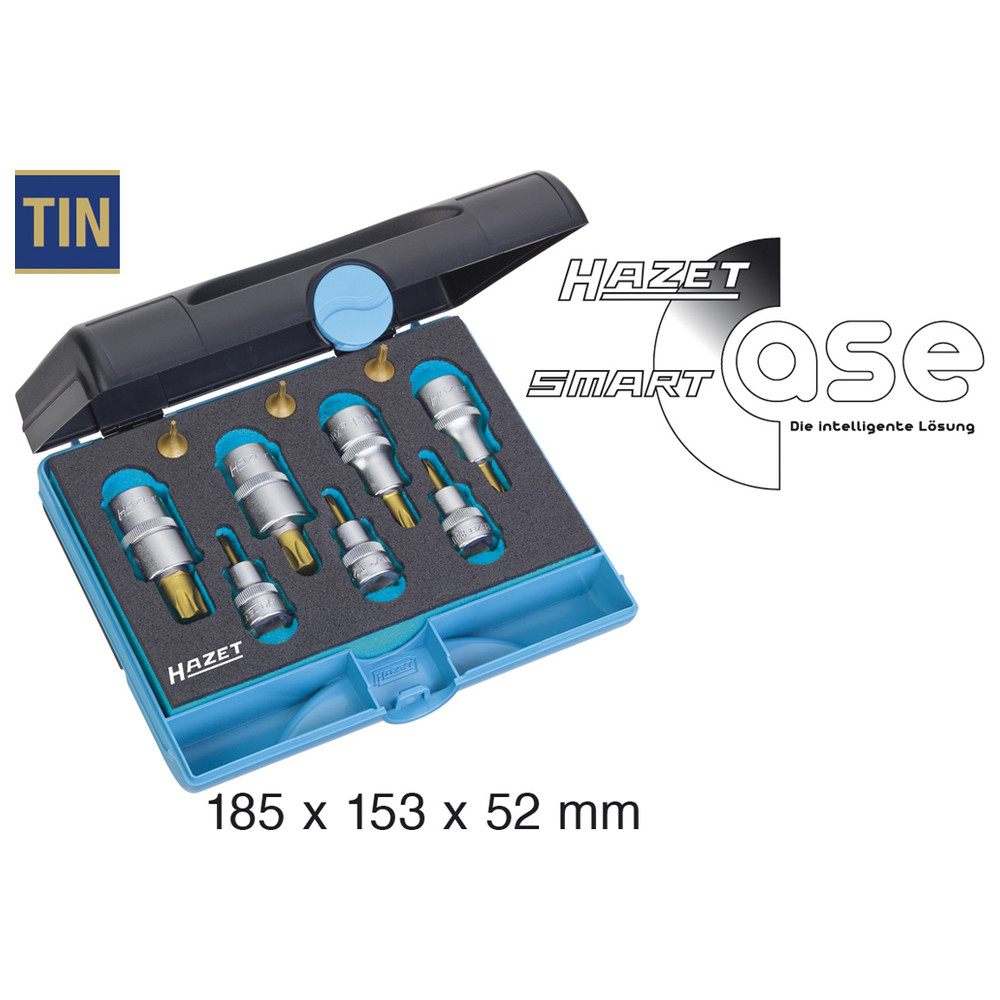 Werkzeug-Satz TORX 1557/10 - Vierkant hohl 6,3 mm (1/4 Zoll), Vierkant hohl 10