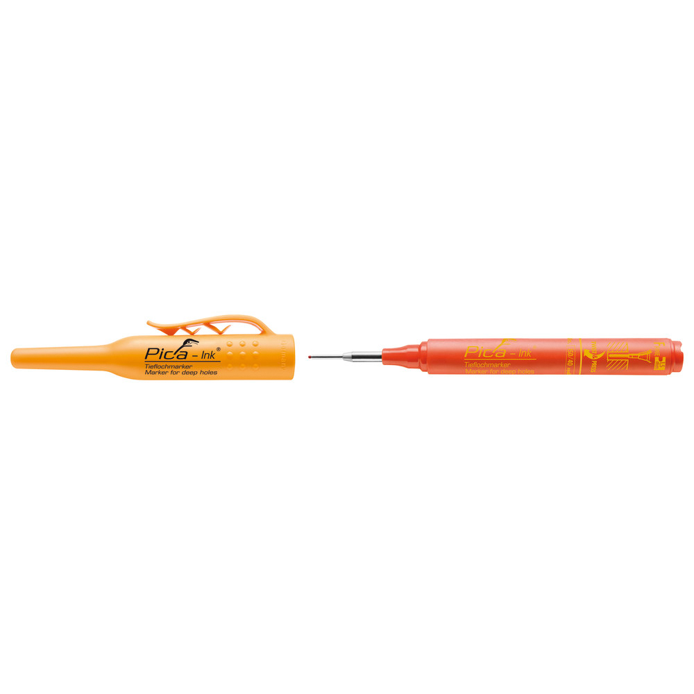 Pica-Ink-Tieflochmarker rot
