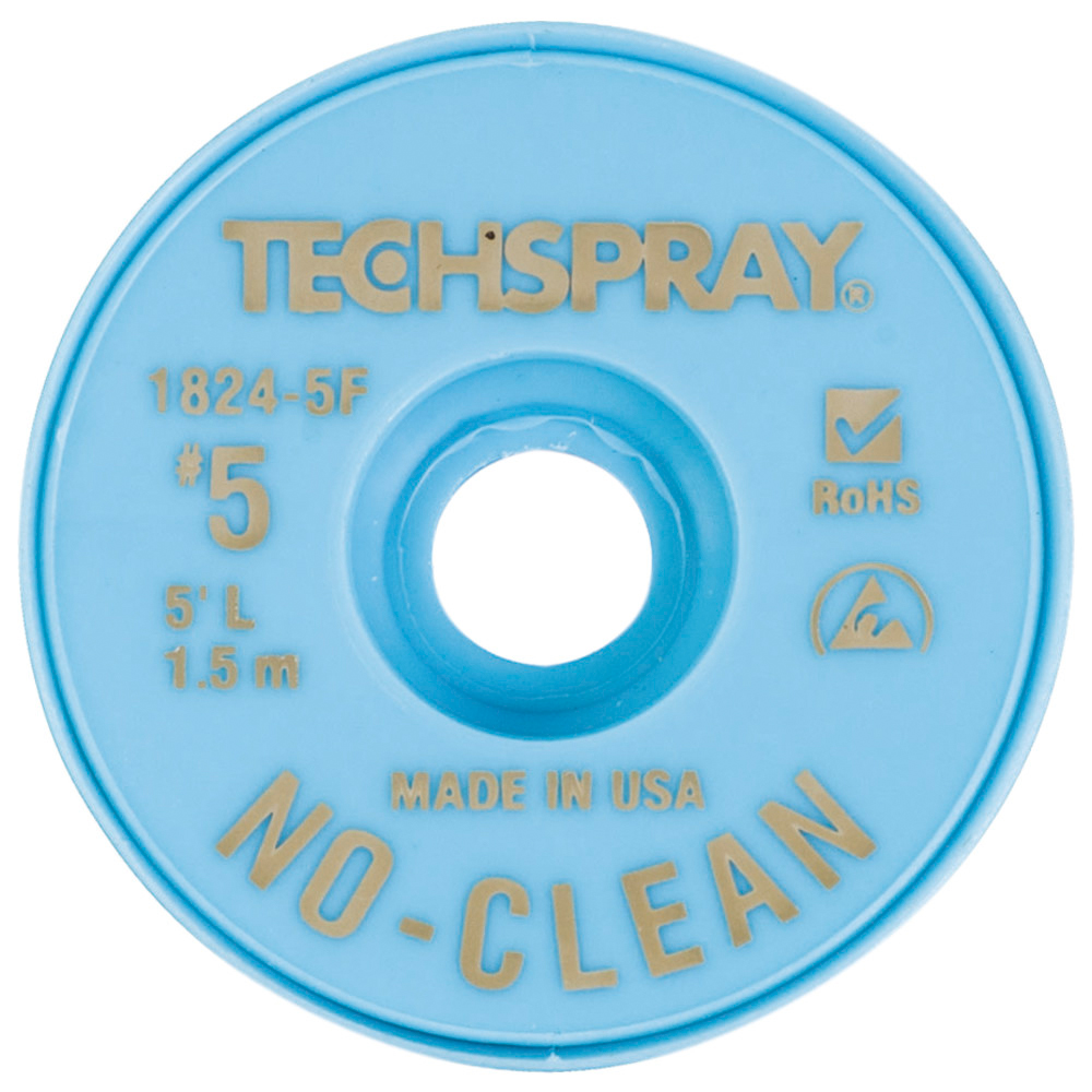 Techspray Entlötlitze No-Clean, 3,3 mm, 1,5 m, braun