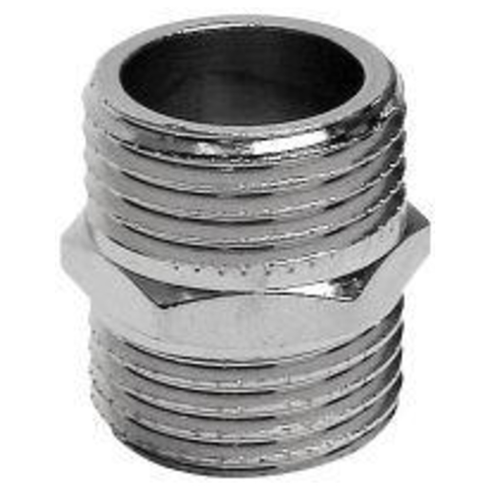 Doppelnippel verchromt 1/2"