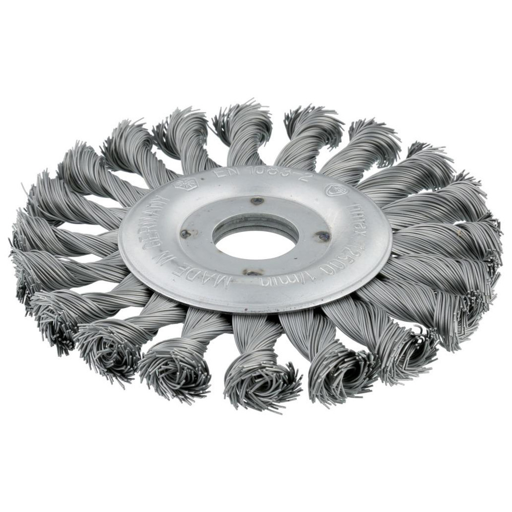 Rundbürste Stahld . 125 x 13 mm gezopft