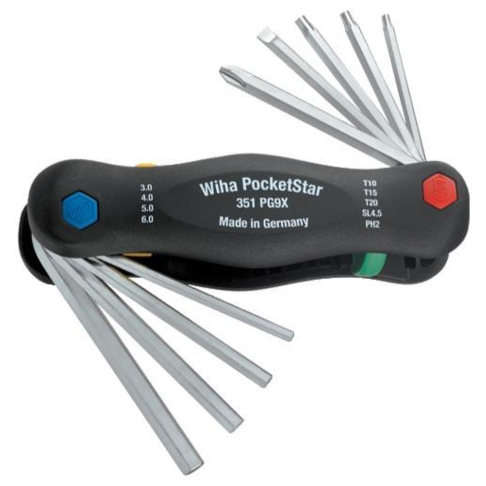 Klapphalter gemischt 9-teilig PocketStar