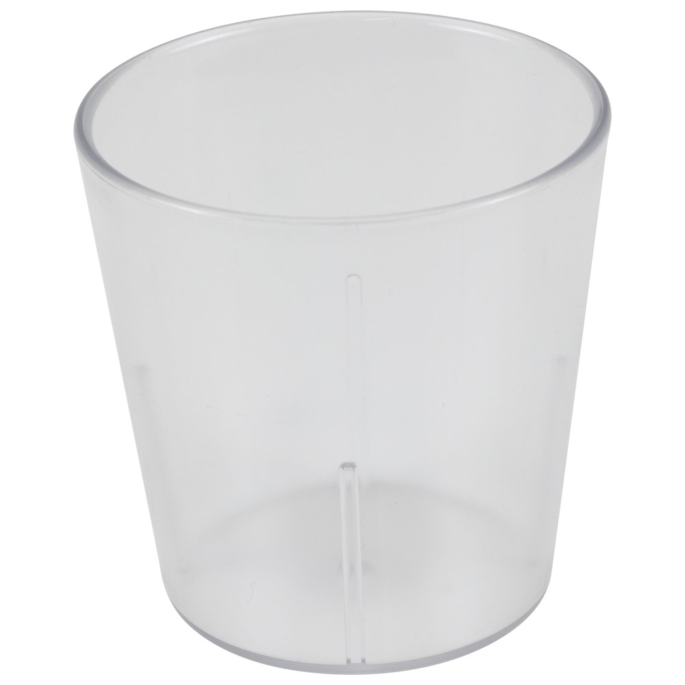 Trinkbecher aus Polycarbonat, klar Schlagfest, Spülmaschinenfest