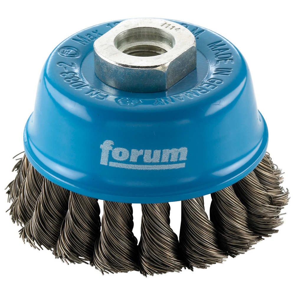 Topfbürste Stahldraht M14 65 x 0,35 mm gezopft