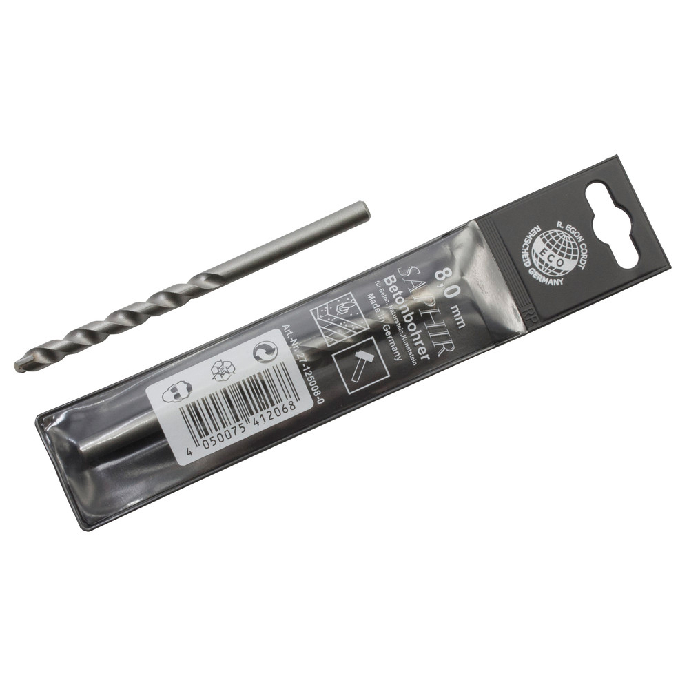 Schlagbohrer SAPHIR ISO 5468, Ø 3,0 mm, Gesamtlänge 60 mm