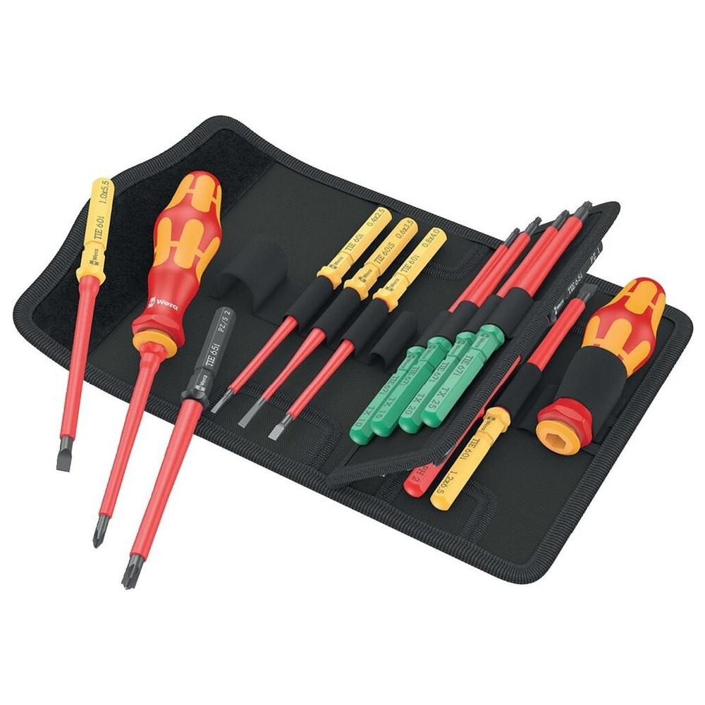 Wechselklingen-Satz Kraftform Kompakt VDE 17-teilig Wera