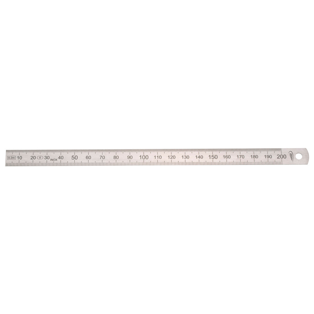 Biegsamer Stahlmaßstab 1000 x 20 x 0,5 mm 1/2 HP