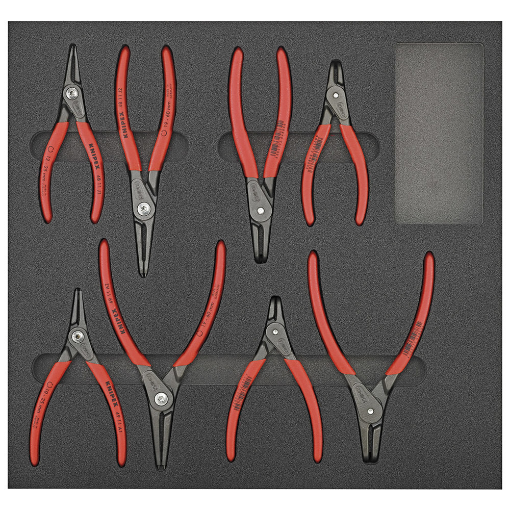 Werkzeugmodul 1/3 Sicherungsringzangen Knipex