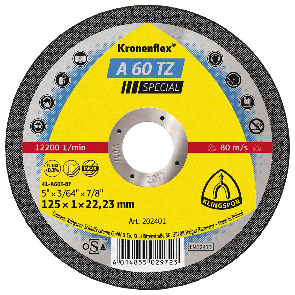 Trennscheibe A60TZ 115 x 1,0 mm gerade