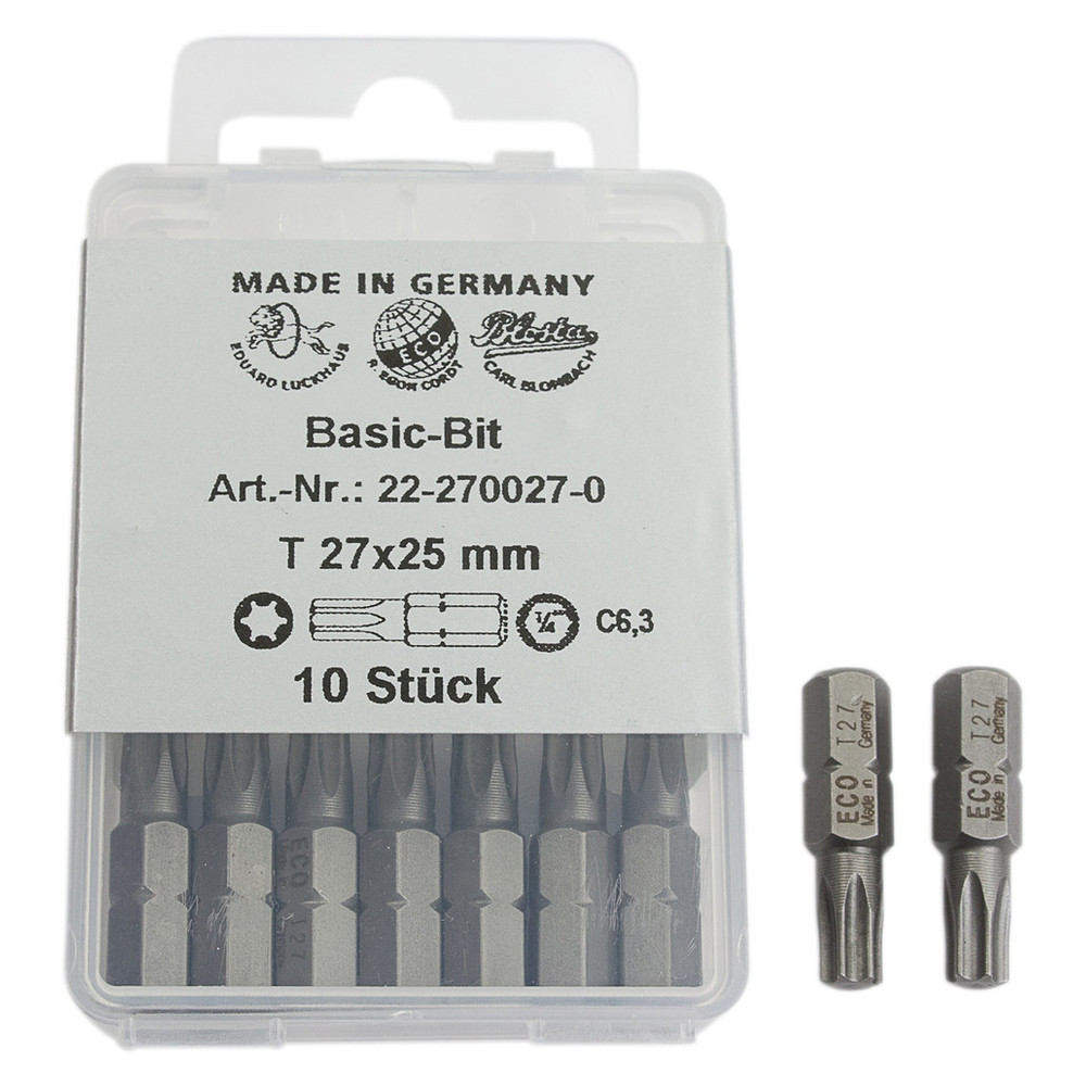 BIT für TORX-Schrauben, TX 10, Länge 25 mm