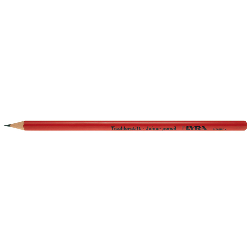 Tischlerbleistift 91T rund rot 17,5cm