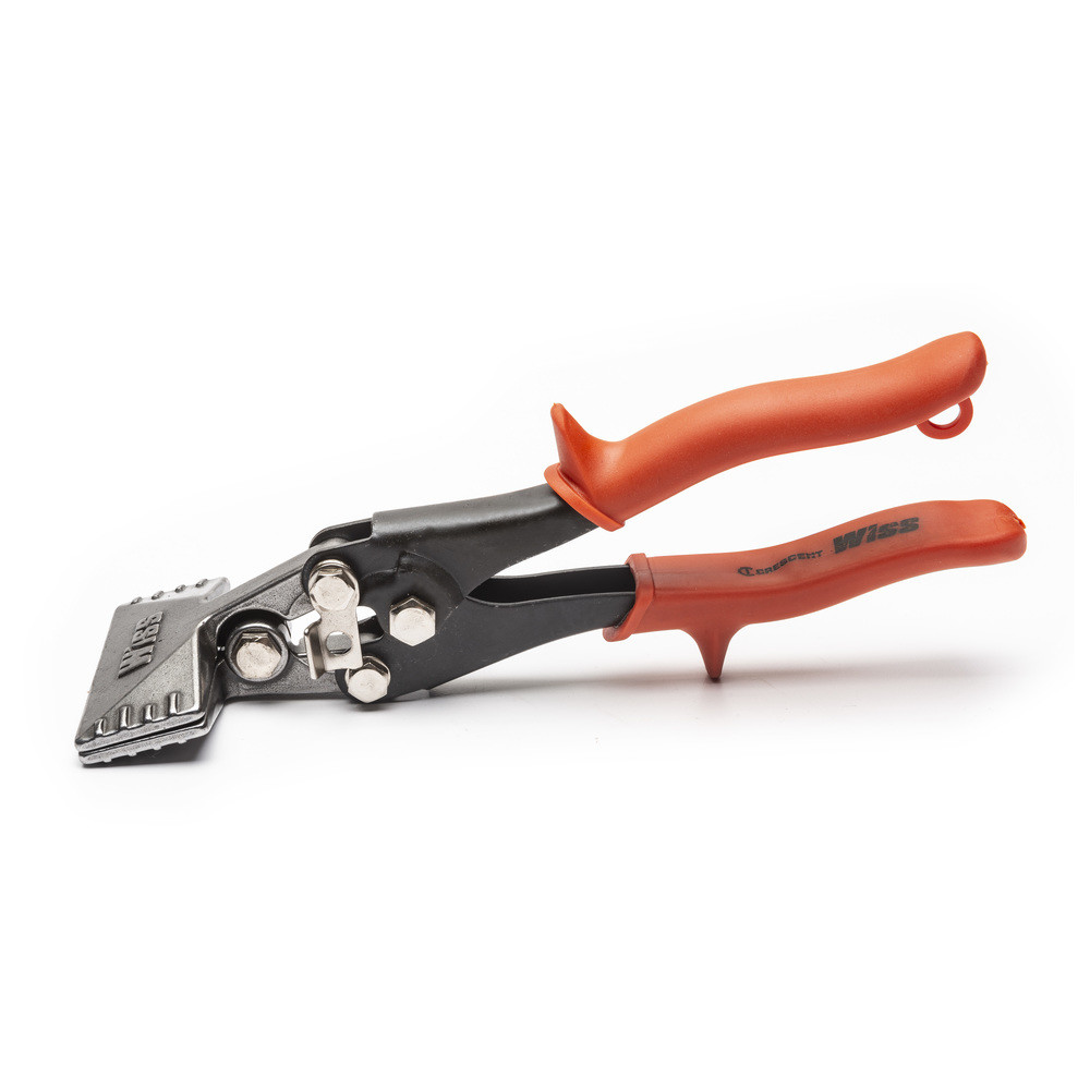 Falzzange mit geradem Griff, Backenbreite 76mm