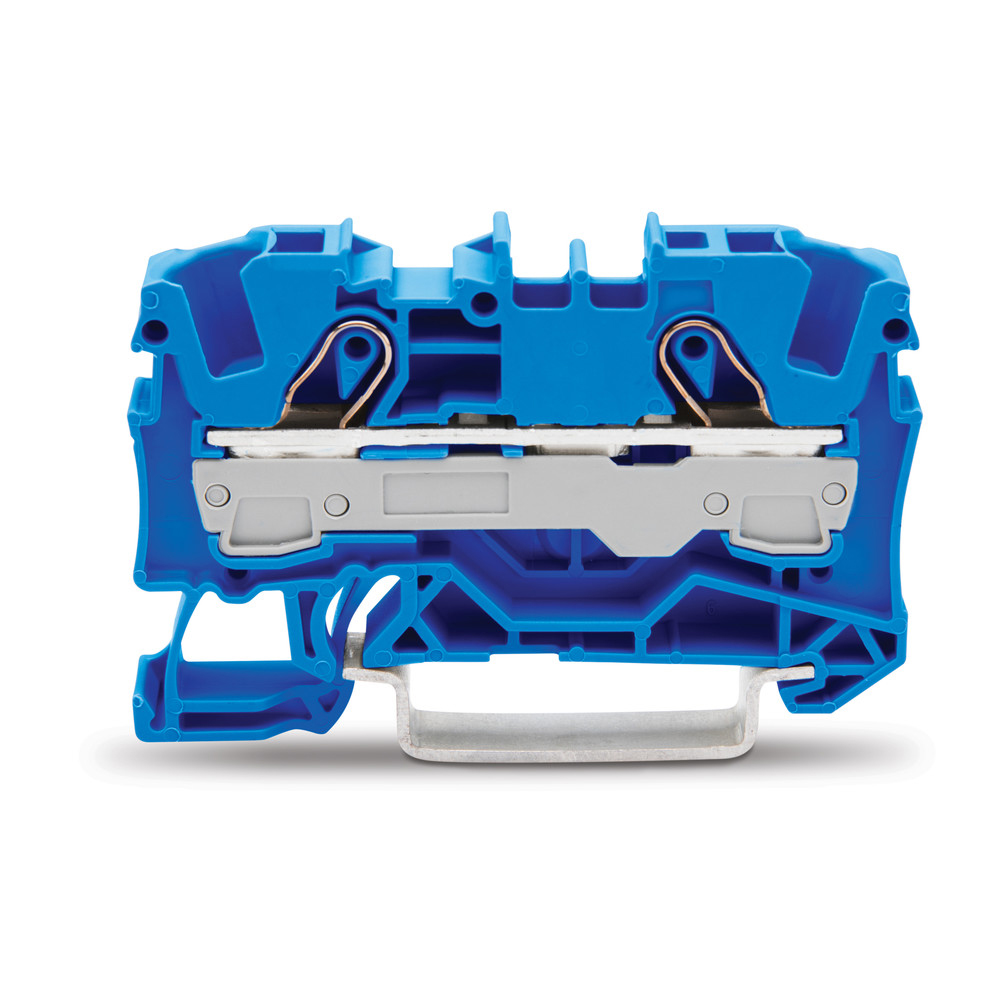 2-Leiter-Durchgangsklemme Topjob S, 6,0 mm², blau