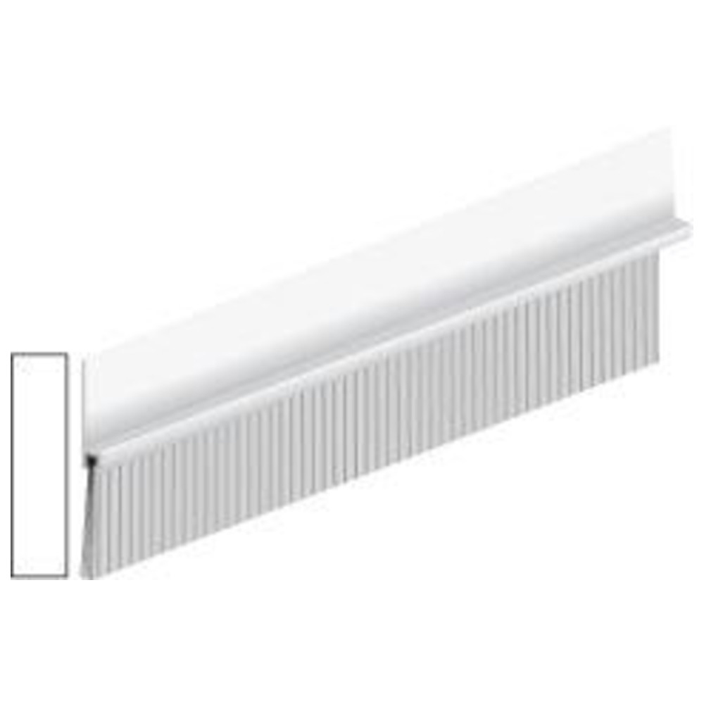 Türbodendichtung alu IBS 80 100cm mit Polypropylen Bürste