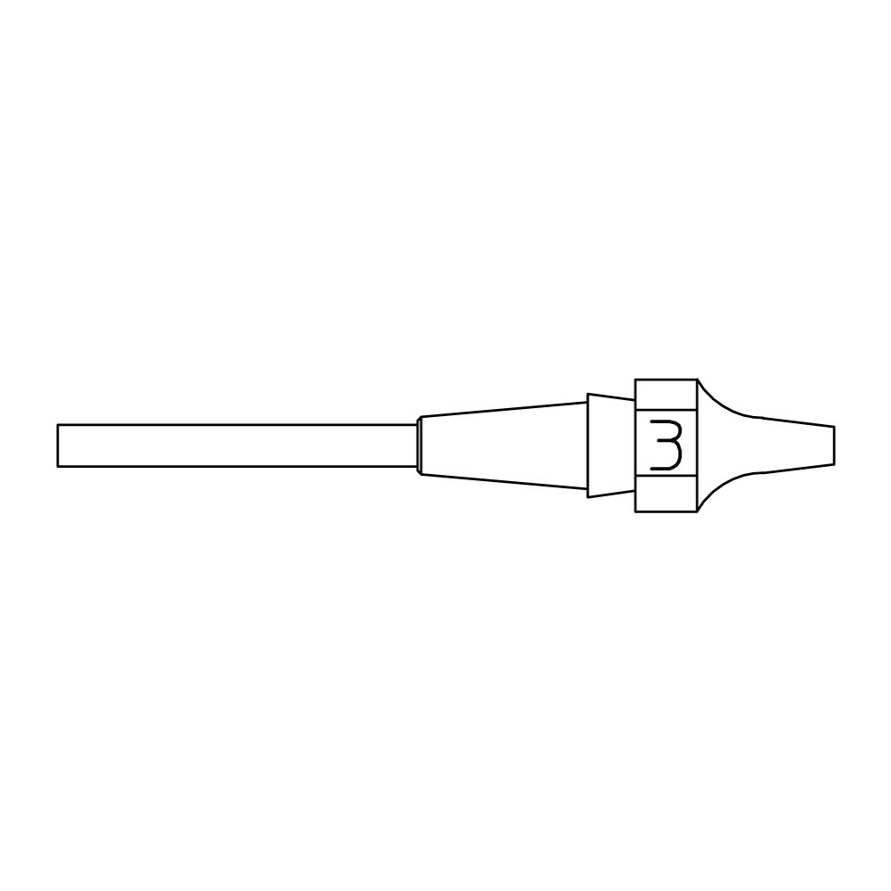 Weller Saugdüse Serie XDS, XDS 3/1,0 mm, 2,3 mm
