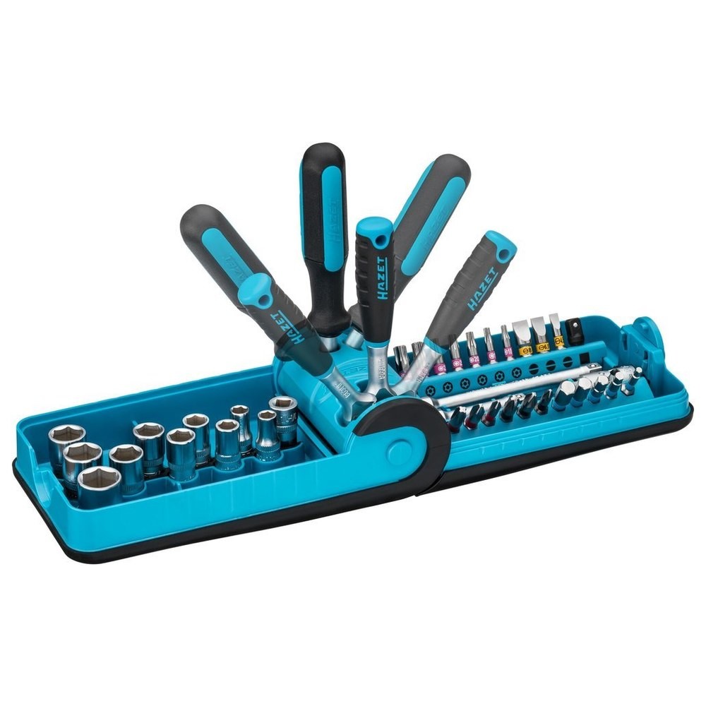 Steckschlüssel-Garnitur 1/4" 856-1HP 38-teilig Hazet
