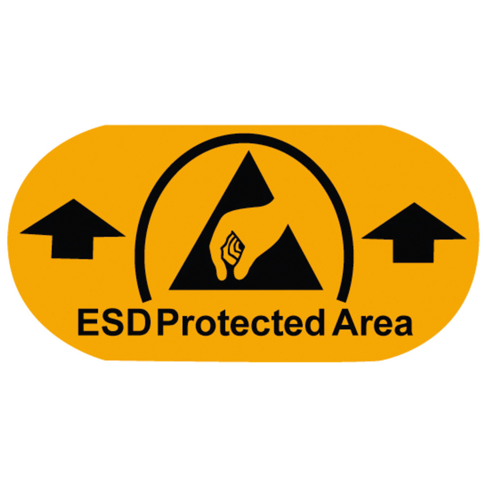 Bodenmarkierungsaufkleber, ESD