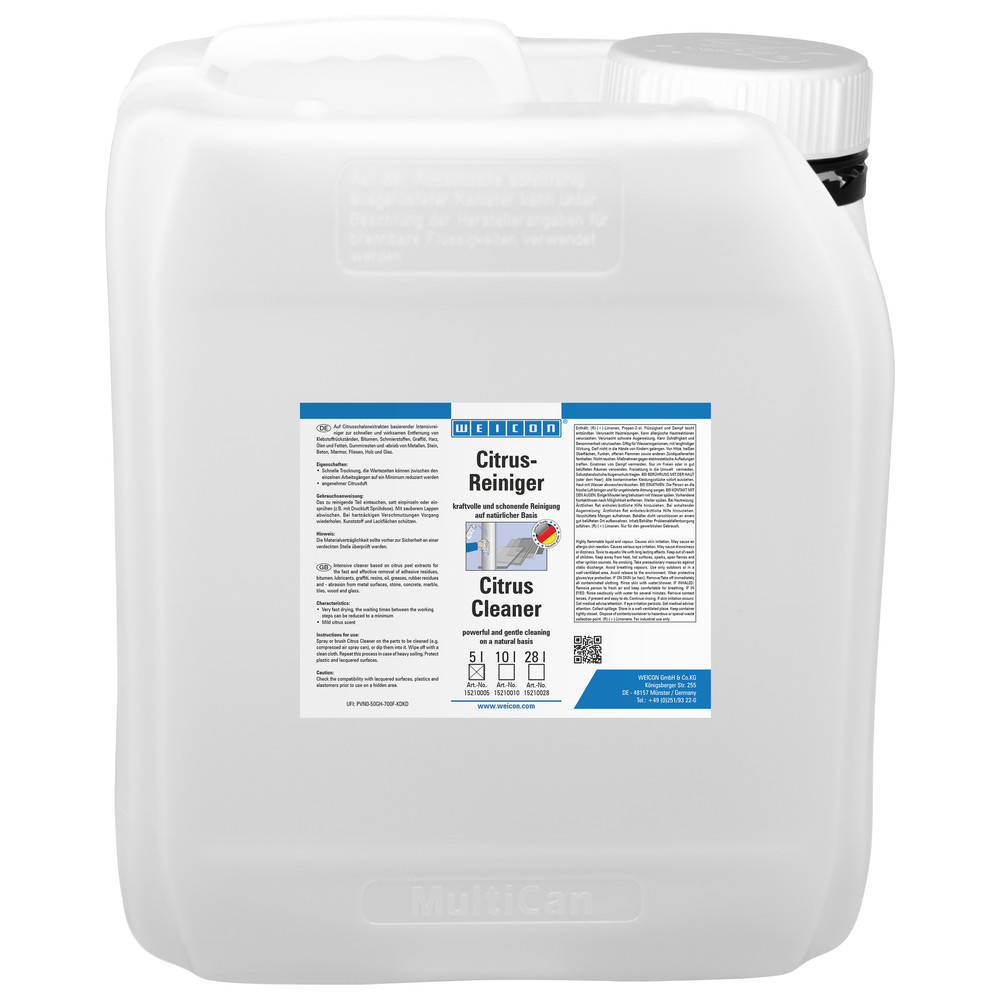 Weicon Citrusreiniger, für Oberflächen, 5.000 ml