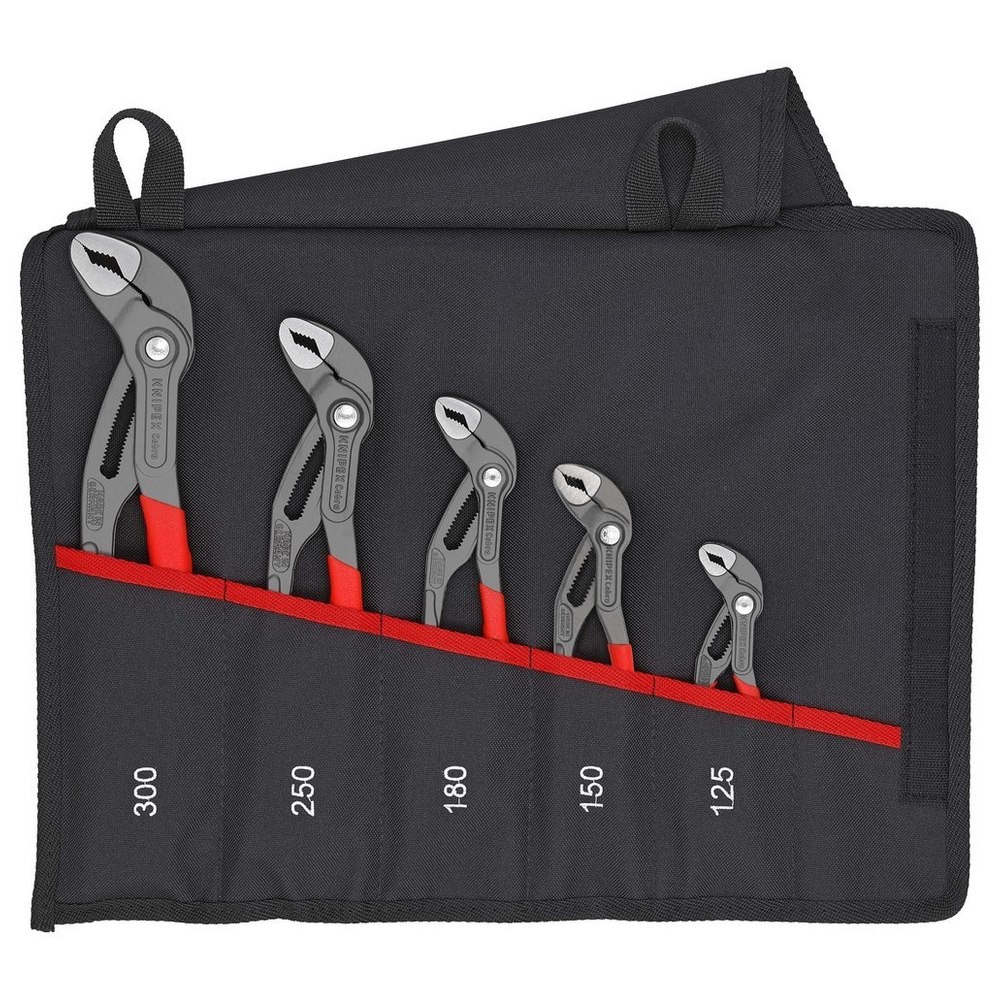 WP-Zangen-Set Cobra 5tlg.in Rolltasche Knipex