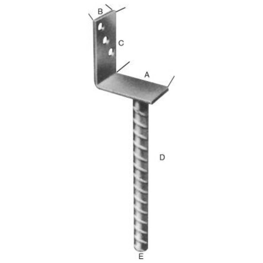 Pfostenträger tzn L-Form 75 Import