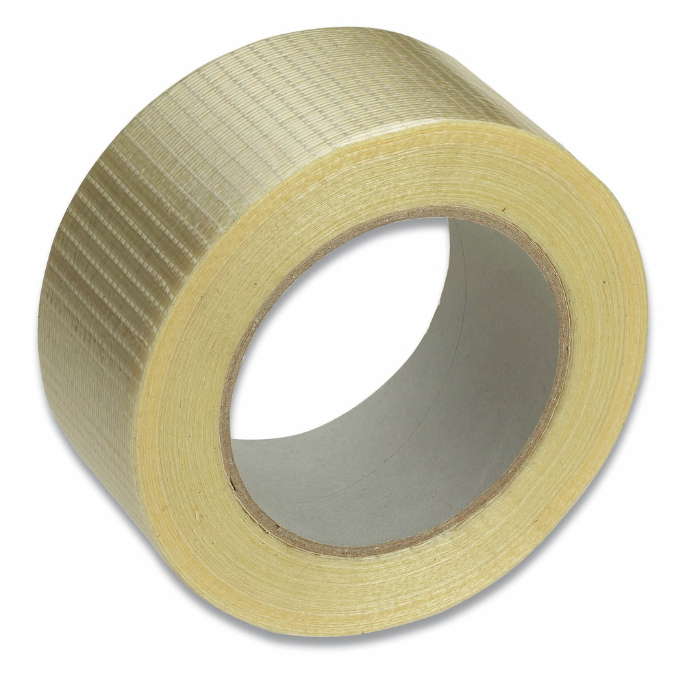 Filament Klebeband mit Gitter-Fadenverstärkung Transparent 50 mm x 50 m