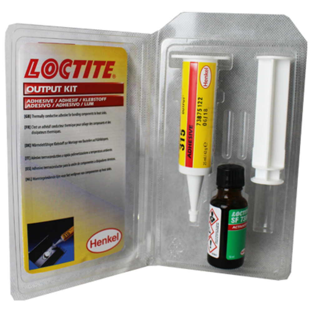 Methacrylat Wärmeleitkleber Output-Set, Typ 315, 25 ml