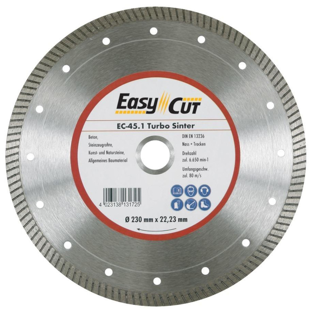 Diamant-Trennscheibe EC-45.1115 x 1,2 x 10 x 22,23 mm