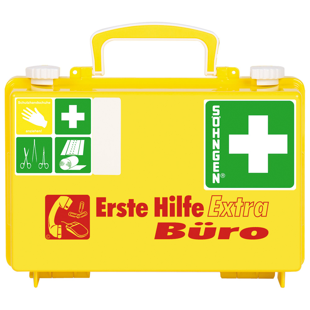 Erste-Hilfe-Koffer extra Büro Quick-CD, DIN 13157