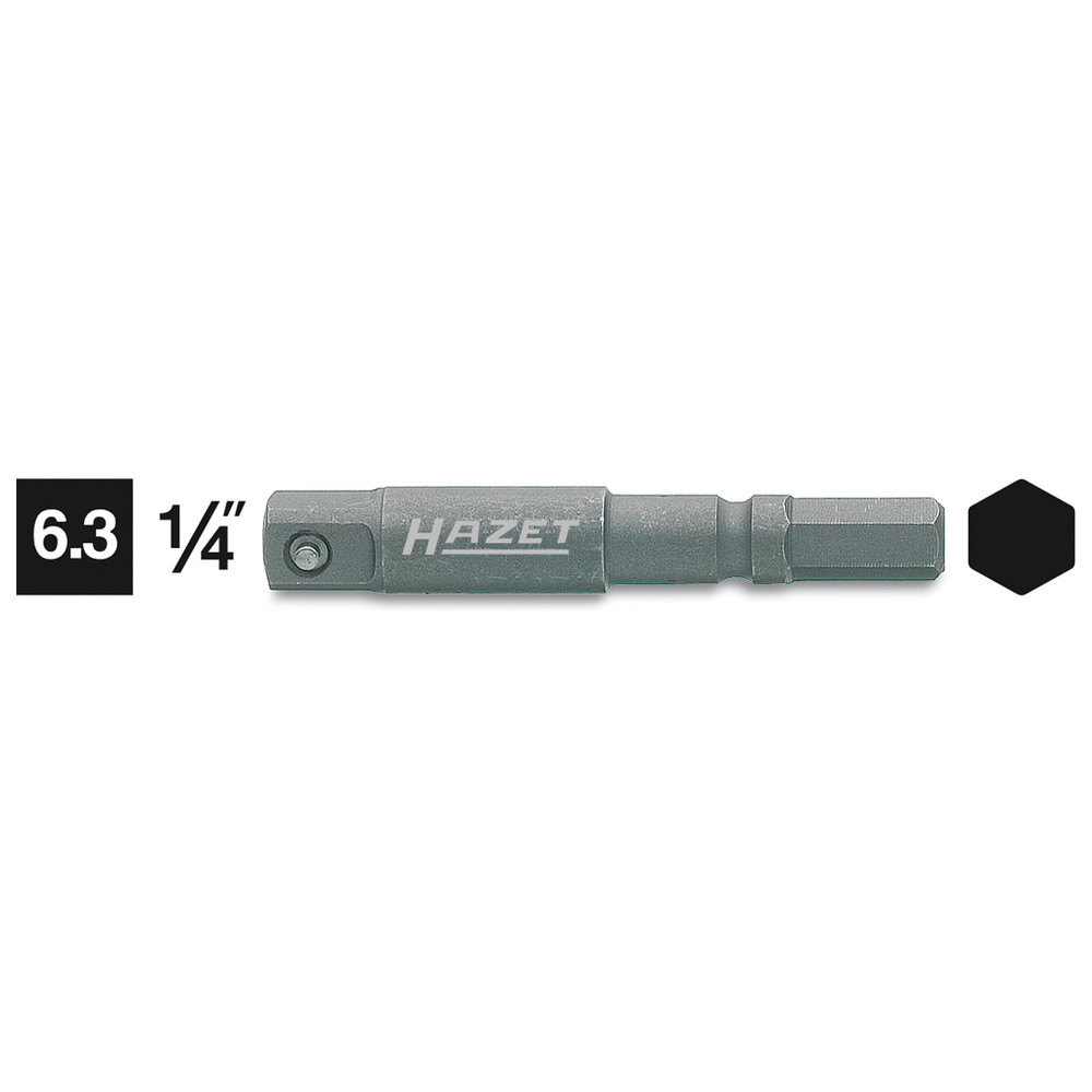 Schlag-, Maschinenschrauber-Adapter 8508S-1 - Sechskant massiv ISO 1173-A 5,5 -