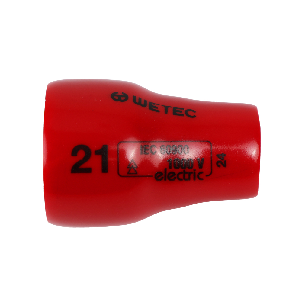 WETEC Sechskant-Steckschlüssel-Einsatz, 3/8", Größe 21 mm, 1000 V, Bild 2