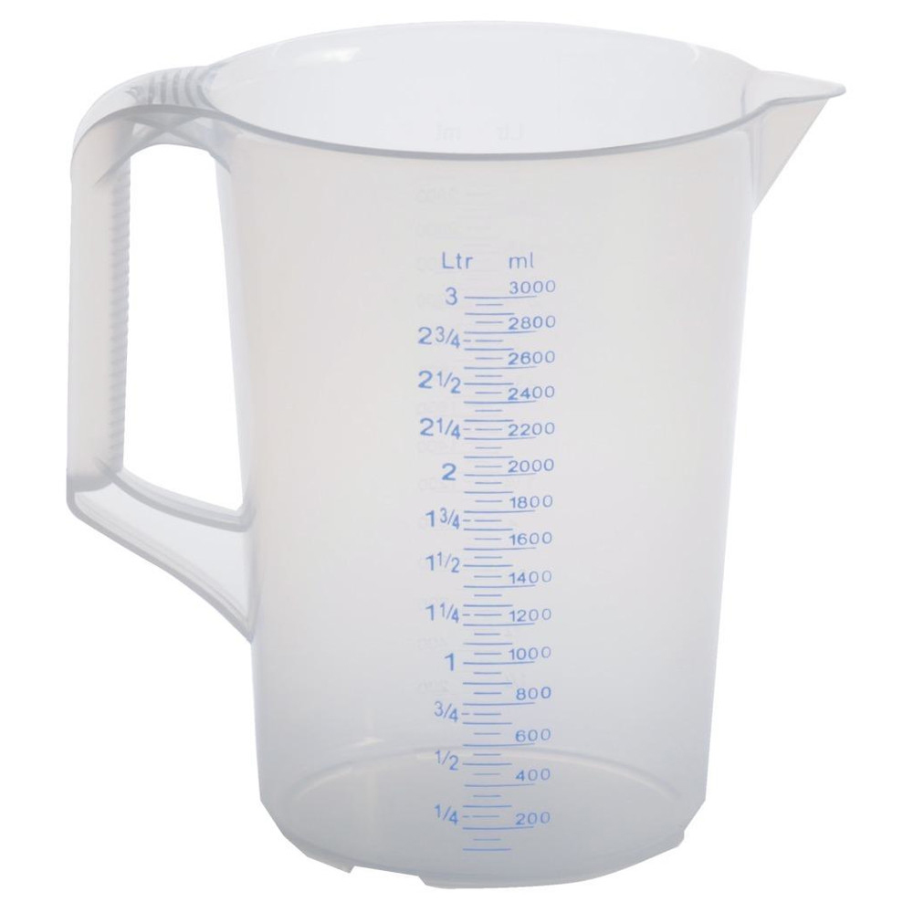 Messkanne geschlossener Griff 3000 ml Hünersdorff