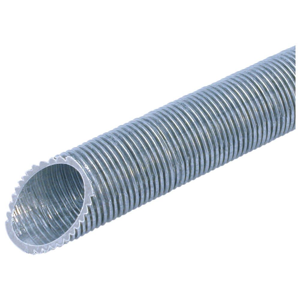 Stahlrohr FFS-ES, biegsam, 25,0 x 20,2 mm, grau
