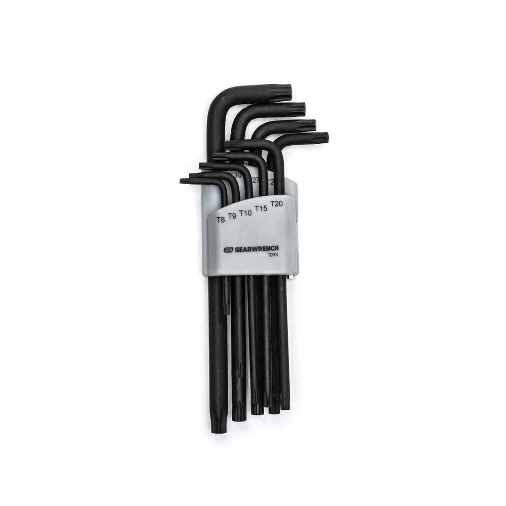 Torx Winkelstiftschlüssel Satz, lang, 9-tlg.