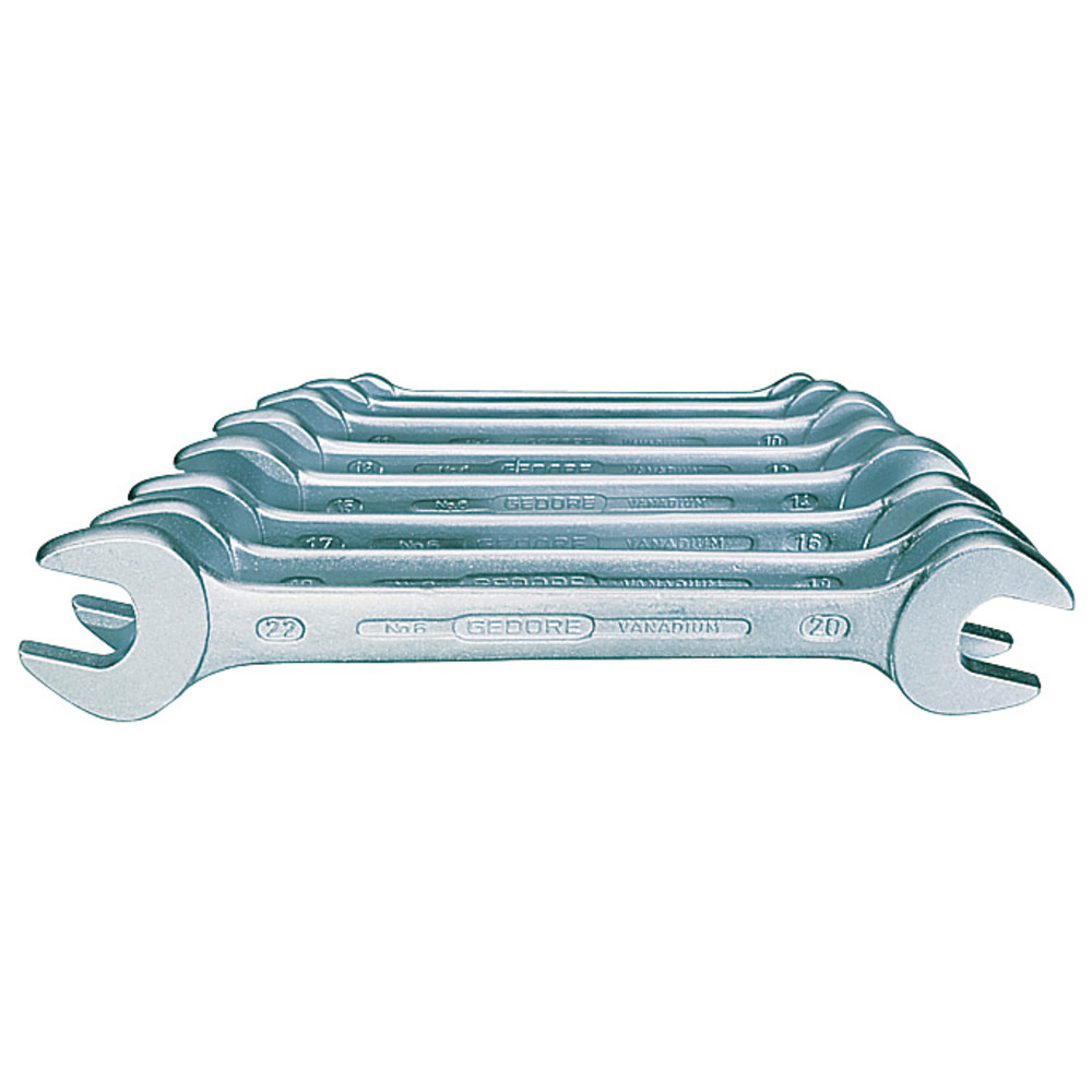 Doppelmaulschlüsselsatz, DIN 3110 8-teilig 6-22 mm