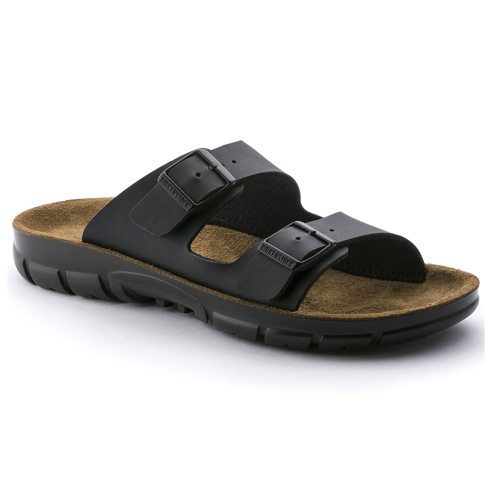 Sandale Bilbao, Birko-Flor, schwarz, Weite normal, Größe 43