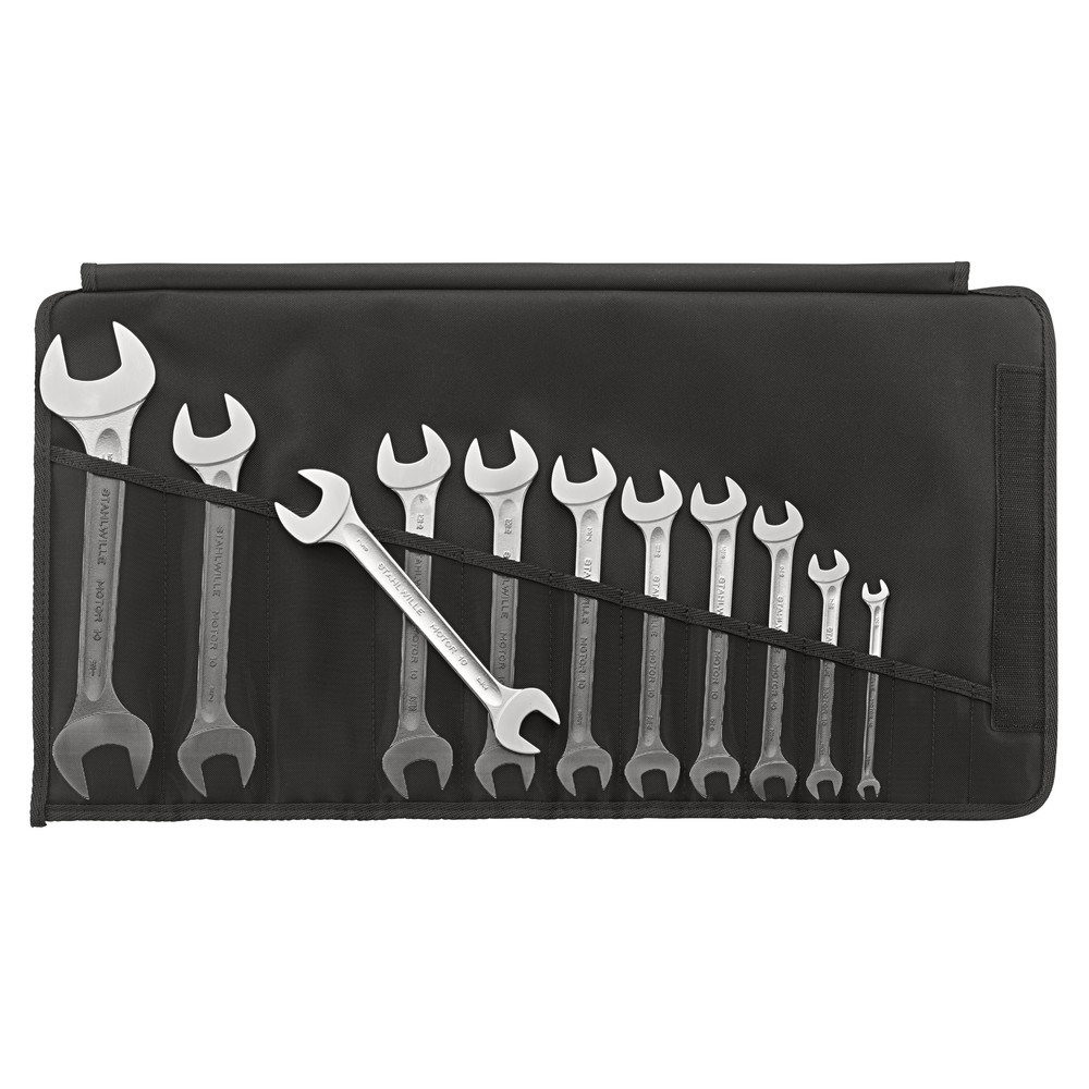 Doppelmaulschlüssel-Satz MOTOR Nr. 10a/11, in Rolltasche