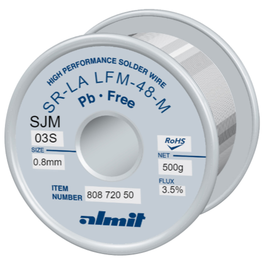 Almit Lötdraht, SR-LA SJM-03-S, 0,8 mm, 500 g